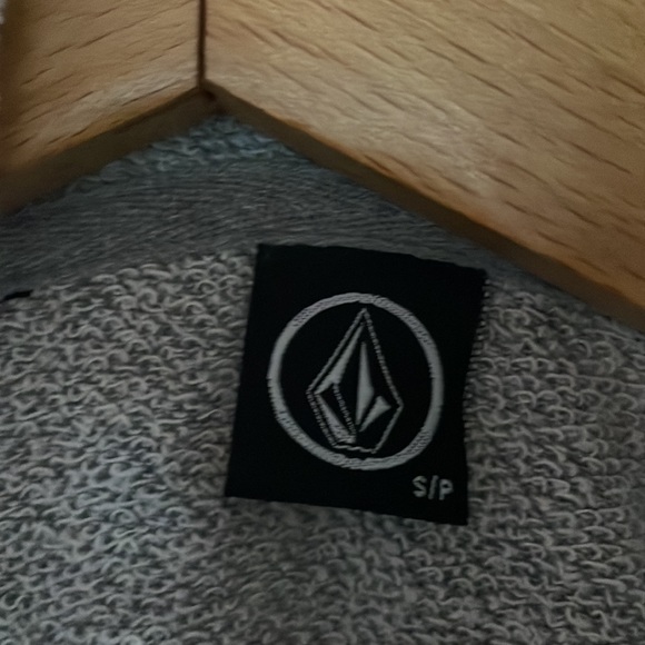 Volcom grey hoodie in size small. - Picture 4 of 7